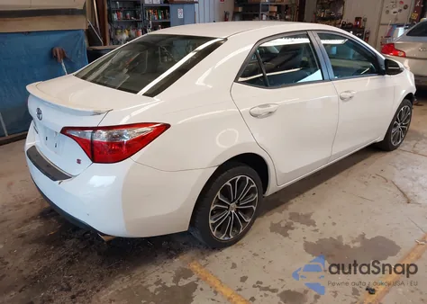 2014 Toyota Corolla S Plus из США, поврежденный, VIN 2T1BURHE3EC129803